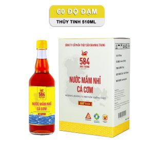Nước mắm 584 Nha Trang 60 độ đạm 510 ml - Thùng 6 Chai - T0560
