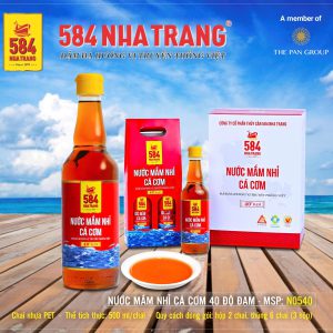 Nước mắm Nhỉ Cá cơm 584 Nha Trang - 40 độ đạm (500 ml) - N0540