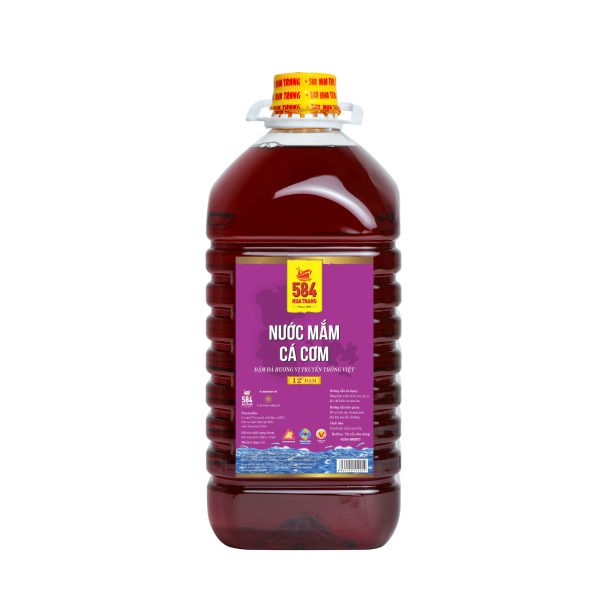 Nước mắm Cá cơm 584 Nha Trang - 12 độ đạm (5 Lít) - P5012