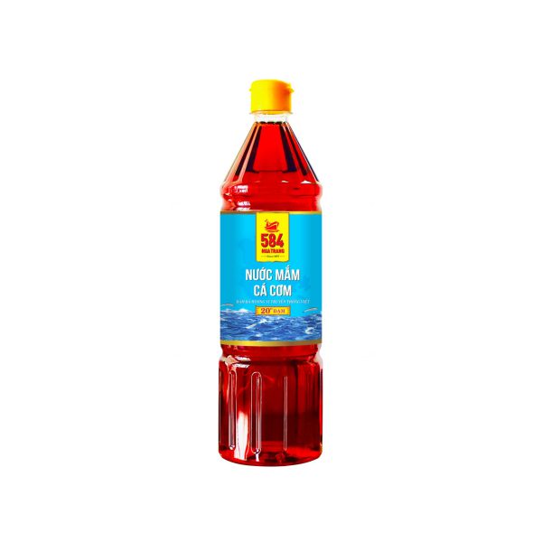 Nước mắm Cá cơm 584 Nha Trang - 20 độ đạm (1 Lít) - P1020