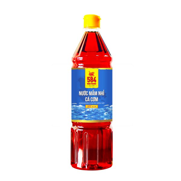 Nước mắm 584 Nha Trang 25 độ đạm (1 Lít) - Thùng 12 chai - P1025