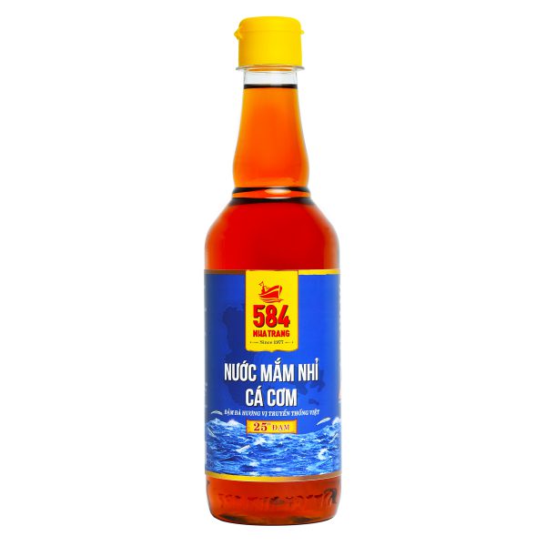 Nước mắm 584 Nha Trang 25 độ đạm (500 ml) - Thùng 6 chai - N0525