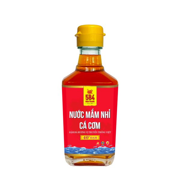 Nước mắm Nhỉ Cá cơm 584 Nha Trang - 40 độ đạm (200 ml) - T0240
