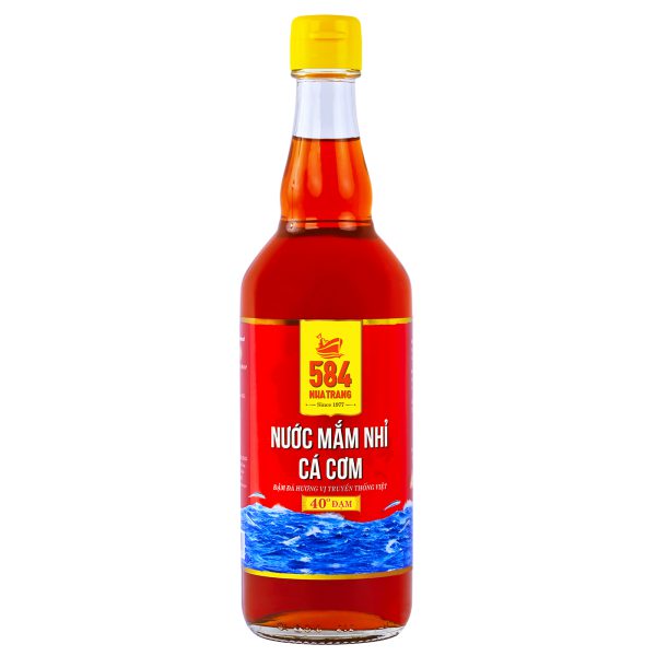 Nước mắm 584 Nha Trang 40 độ đạm (510 ml) - Thùng 6 chai - T0540