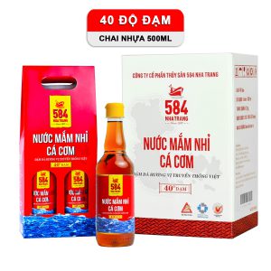 Nước mắm 584 Nha Trang 40 độ đạm (500 ml) - Thùng 6 chai - N0540