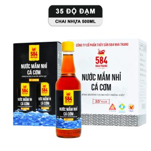 Nước mắm 584 Nha Trang 35 độ đạm (500 ml) - Thùng 6 chai - N0535