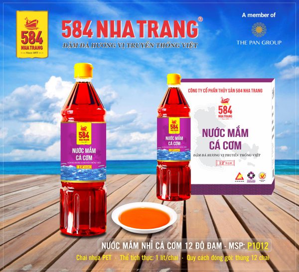 Nước mắm Cá cơm - 12 độ đạm (1 Lít) - P1012