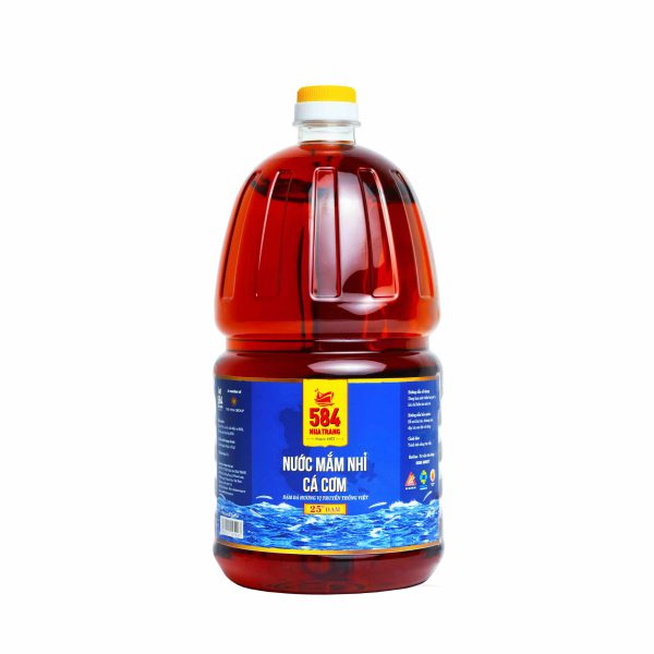 Nước mắm Nhỉ Cá cơm 584 Nha Trang - 25 độ đạm (2 Lít) - P2025