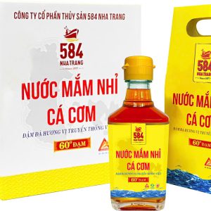 Nước mắm 584 Nha Trang 60 độ đạm 200ml - Thùng 6 chai - T0260