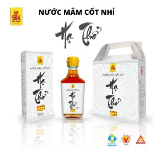 Nước mắm Cốt nhỉ Hạ Thổ 2 năm 584 Nha Trang - Hộp 4 chai - H0202